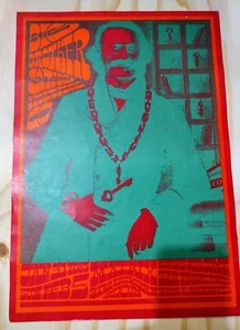 Victor Moscoso - 1967 - Big Brother & The Holding Co. Poster RP 2nd Edition Jams - Picture 1 of 10