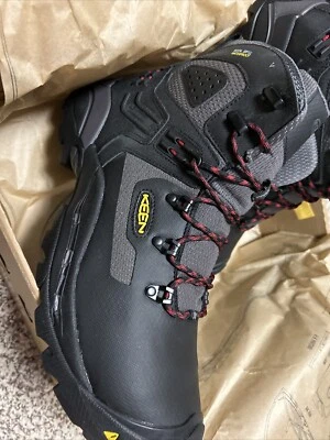 NUEVO KEEN St Paul Botas de Trabajo Impermeables Cuero Talla 14EE PUNTERA DE SEGURIDAD Foto 1 de 4