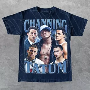 T-shirt vintage Channing Tatum limitata, regalo per donna e uomo maglietta unisex - Foto 1 di 7