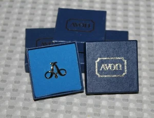 Vintage NIB AVON Letter A Monogram Brooch Pin LOT - Picture 1 of 3