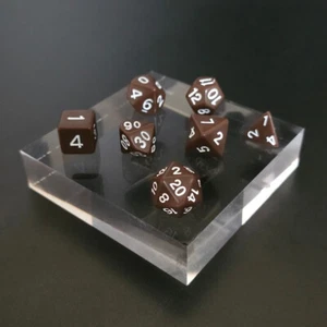 Juego completo de dados - Arcilla encantada - D4 a D20 - Dungeons & Dragons - D&D - Imagen 1 de 1