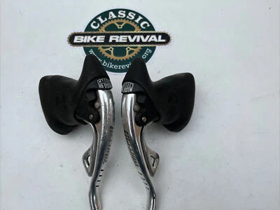 Campagnolo record titanium 8 speed shifters 854 - Image 1 of 4