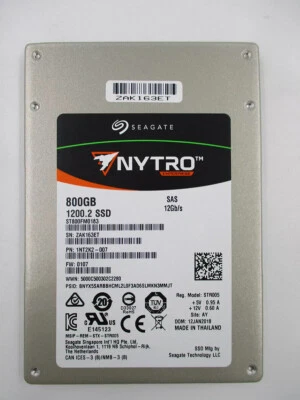 IBM Seagate 800GB SAS SSD ST800FM0183 12Gb 2.5"7mm HPE Dell Lenovo Server - Image 1 of 4