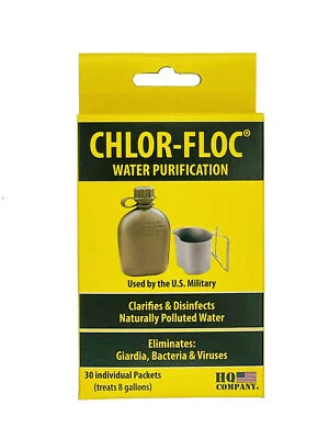 Chlor Floc US Military Water Purification - Image 1 of 2