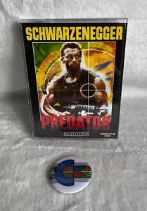 Commodore 64 / 128 CBM C64 Predator game - works, NEW case, FREE badge + keyring - Picture 1 of 21