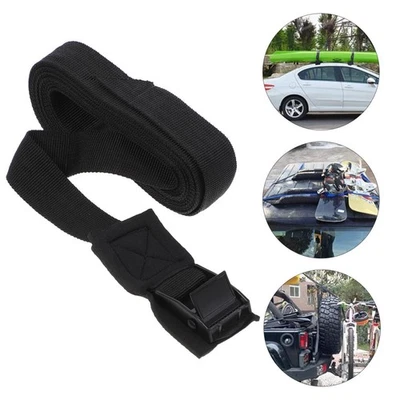  2 PIEZAS Correas de equipaje de techo de automóvil Correas de tensión de poliéster Atar remolque Foto 1 de 4