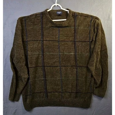 Suéter Alto DOCKERS Para Hombres 3XLT Multicolor Ventana Grandpacore Gorpcore Foto 1 de 4