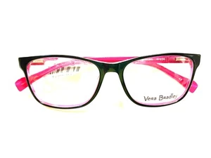 Vera Bradley Eyeglasses Cora Impressionista IMT Black Pink Cat 53-15-135 - Picture 1 of 3