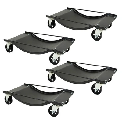 Rangierhilfe Rangierschale Rangierwagenheber PKW 1800 kg Rangierroller 4er Set - Bild 1 von 4