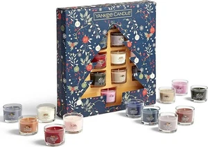 Yankee Candle Gift Set - 12 Votive Candles - Countdown to Christmas Collection - Picture 1 of 7