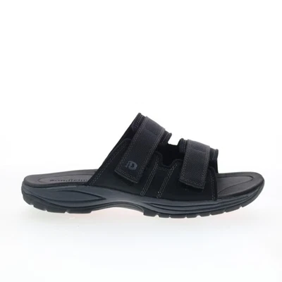 Sandalias Dunham Newport Slide aptas para el agua para hombre negras extra anchas 4E zapatos Foto 1 de 4