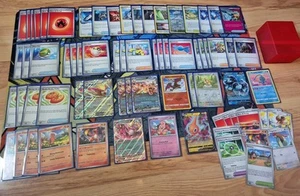 Pokemon Tcg Charizard EX Deck Upgraded Plus Deckbox And Sleeved. - Picture 1 of 15