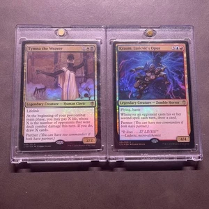 Weaver Timna and Ludevic Commander Cards Foil Set Used - Picture 1 of 1