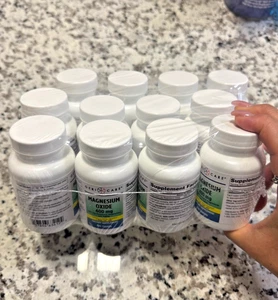 6 X GERI CARE Magnesium Oxide 400 mg 120 Tablets (Total 720) Exp 5/2027 NEW - Foto 1 di 2