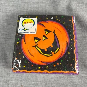 Servilletas de bebidas arte papel Halloween de colección cantidad 30, 3 capas EE. UU. sin abrir NOS 10"x10" - Imagen 1 de 3