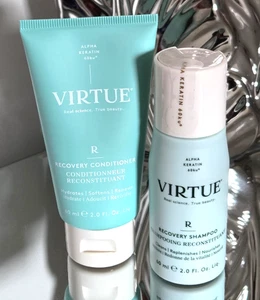 VIRTUE Recovery Shampoo 60ml & Conditioner 60ml Duo Brand New - Picture 1 of 9