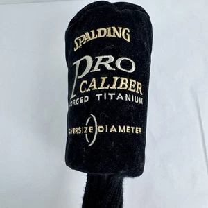 Spalding #1 Pro Caliber Forged Titanium Oversize Diameter Headcover Knit Sock - Picture 1 of 6