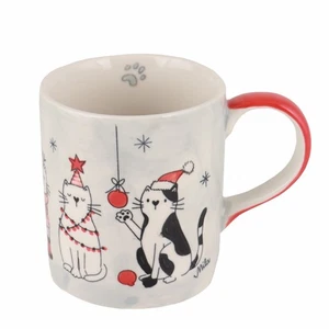 Mila Keramik-Becher X-Mas Cats | ca. 250ml - Bild 1 von 5