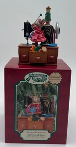 CAJA DE MÚSICA SAN FRANCISCO COMPAÑÍA ADORNO BOTONES Y LAZOS CUBIERTA LOS PASILLOS - Imagen 1 de 3