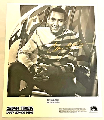 FOTO AUTÓGRAFA STAR TREK DEEP SPACE NINE CIRROC LOFTON 8X10 Foto 1 de 2