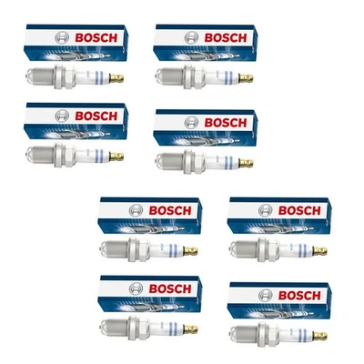 BOSCH Yttrium Spark Plug 7401 8PCS For 1999-2006 BMW 540i 545i 645Ci 740i X5 - Image 1 of 4