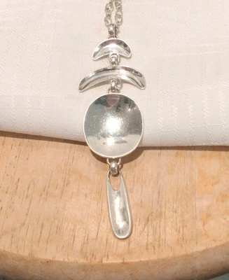 RLM Studio Modern 4 Camadas Colar Gota Fase da Lua 24" Prata Esterlina 26g - Imagem 1 de 4