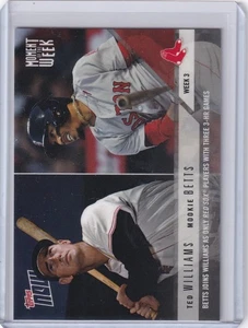 2018 Topps Now Moment of the Week #3 Ted Williams Mookie Betts - Red Sox - Bild 1 von 1