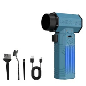 Turbo Fan Portable Fan Powerful Air Blower Outdoor Camping BBQ Blower 4028 - Photo 1/8
