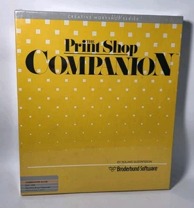Vtg NEW SEALED The New Print Shop Companion For Commodore 64/128 - Picture 1 of 10