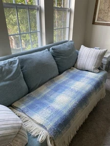 Vintage Avoca Handweber Wolle Handgewebte Decke 100X60" Plaid Hergestellt in Irland - Bild 1 von 6