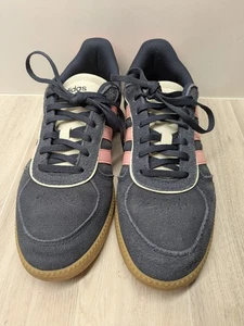 Adidas Para Mujer Breaknet Elegantes Tenis Estilo de Vida Zapatos Talla 9 Azul Marino/Rosa Gamuza - Imagen 1 de 9