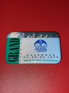 San Diego Convention Center Grand Opening Nov 1989 Souvenir Pin / Button - Bild 1 von 5