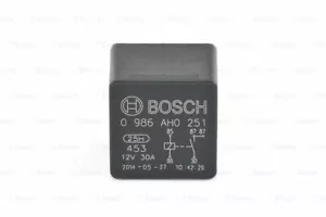 BOSCH 0 986 AH0 251 Relay, cooling fan for ALFA ROMEO,AUTOBIANCHI,FIAT,LANCIA,MA - Picture 1 of 6