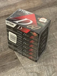 TDK IEC1 D60 60 Minute Blank Audio Cassette Tapes High Output New (7 pack) - Picture 1 of 2