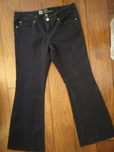 MASSIMO Indigo Blue Flare Stretch Jeans Ladies Size 12 - Picture 1 of 3