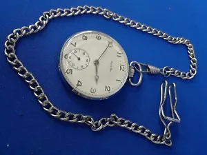 Vintage Paul Du Pree by Croton 17 Jewels Swiss Made Wind Up Pocket Watch - Picture 1 of 6