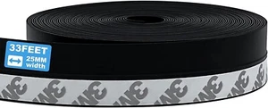 33 Feet Long Garage Door Weather Stripping Top and Sides Rubber Seal Strip - Picture 1 of 7