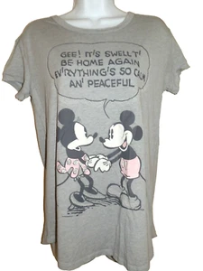 Camiseta pijama para dormir Mickey Minnie Mouse mediana 7-8 para junior nueva - Imagen 1 de 1