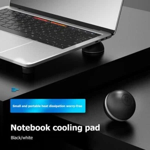 Laptop Stand Cooling Pad Notebook PC Heat Dissipation Non-Slip Ball Holder - Picture 1 of 9