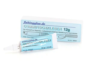 Fishing Glue - Soft Lure Glue 12g for Rubber Fish Lure Swimbaits New Boxed - Photo 1/1