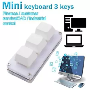 Mini 3-key Keypad Gaming Keyboard Programming Macro Ke INV Mechanical H4V2 Y6O5 - Bild 1 von 9