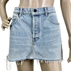 NEW ALEXANDER WANG DENIM MINI SKIRT 28, US 6 - Picture 1 of 4