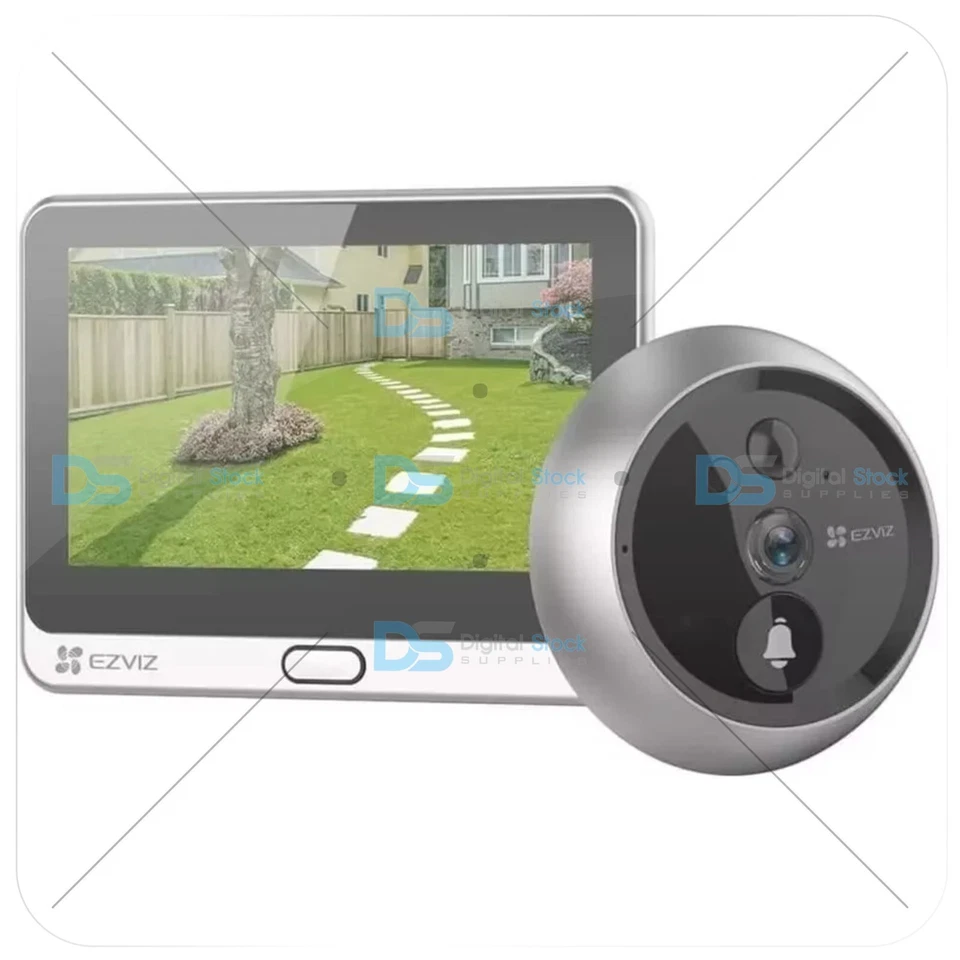 EZVIZ DP2 VIDEOPORTERO INTELIGENTE VISOR MIRILLA SIN CABLES TIMBRE IR VISIÓN NOCTURNA 10 Foto 1 de 4