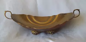 Vintage PENCO Brass Centerpiece Bowl 19 1/2" X 11" - Picture 1 of 11