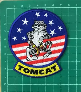 Goose F-14 Tomcat US Navy Fighter Squadron Shoulder 3.5 Inches Embroidery Patch - Picture 1 of 4