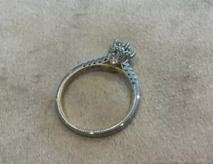 1,0 Karat Lab Created Diamant Ring in Platin & Rosévergoldet 925 Größe Q - Bild 1 von 10