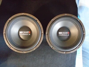 2 MB Quart FWA 304D 12" 600W Dual 4Ohm Formula Series Component Subwoofer Driver - Picture 1 of 9