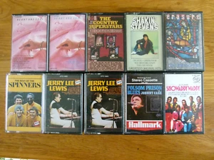 Job Lot of Assorted Collection of 10 Music Cassette Tapes - Picture 1 of 1
