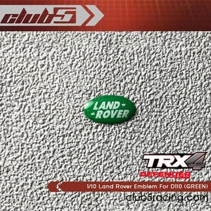 1/10 Land Rover Emblem For TRX-4 D110 / RANGE ROVER (GREEN) - Picture 1 of 6