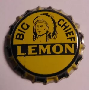 Vintage Big Chief "Lemon"..cork..unused..SODA BOTTLE CAP Minty! - Picture 1 of 1